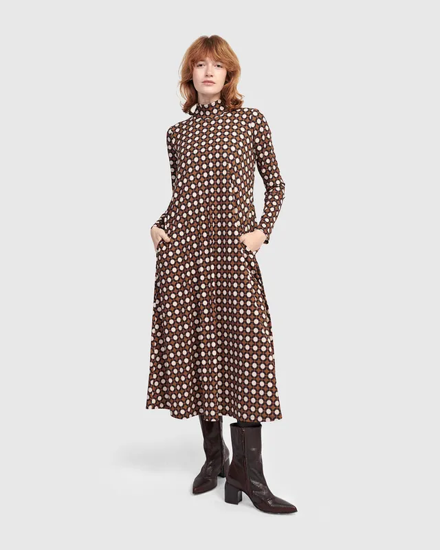 alembika-ziggy-a-line-dress-groove-maxikleid-langarm image 1