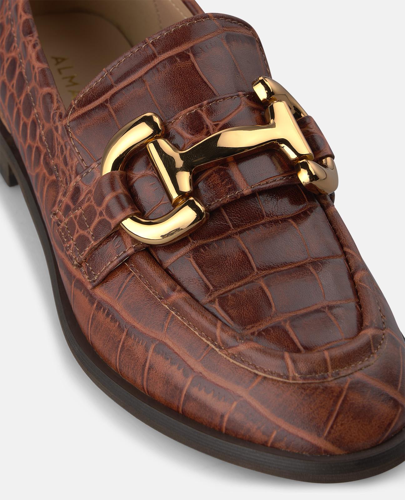 alma-en-pena-leder-loafer-offen-camel-2-cm-absatz-echtleder image 4