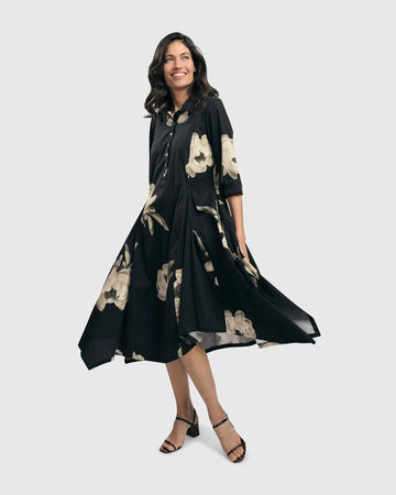 alembika-renee-asymmetrical-shirtdress-roses-damen-baumwoll-kleid image 8