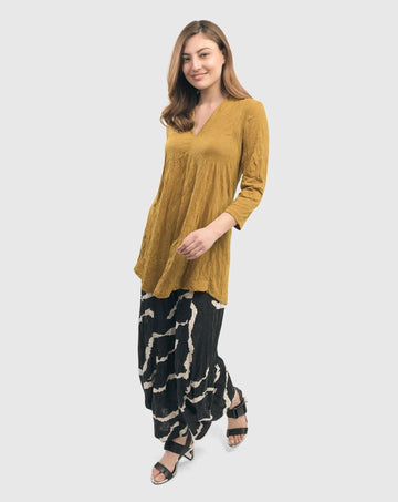alembika-crinkle-v-neck-top-gelb image 8