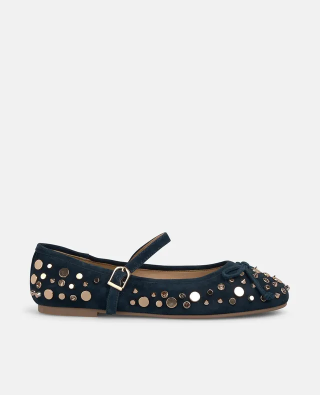 alma-en-pena-ballerina-lazo-tachas-damen-ballerina-dunkelblau-0-8-cm image 1