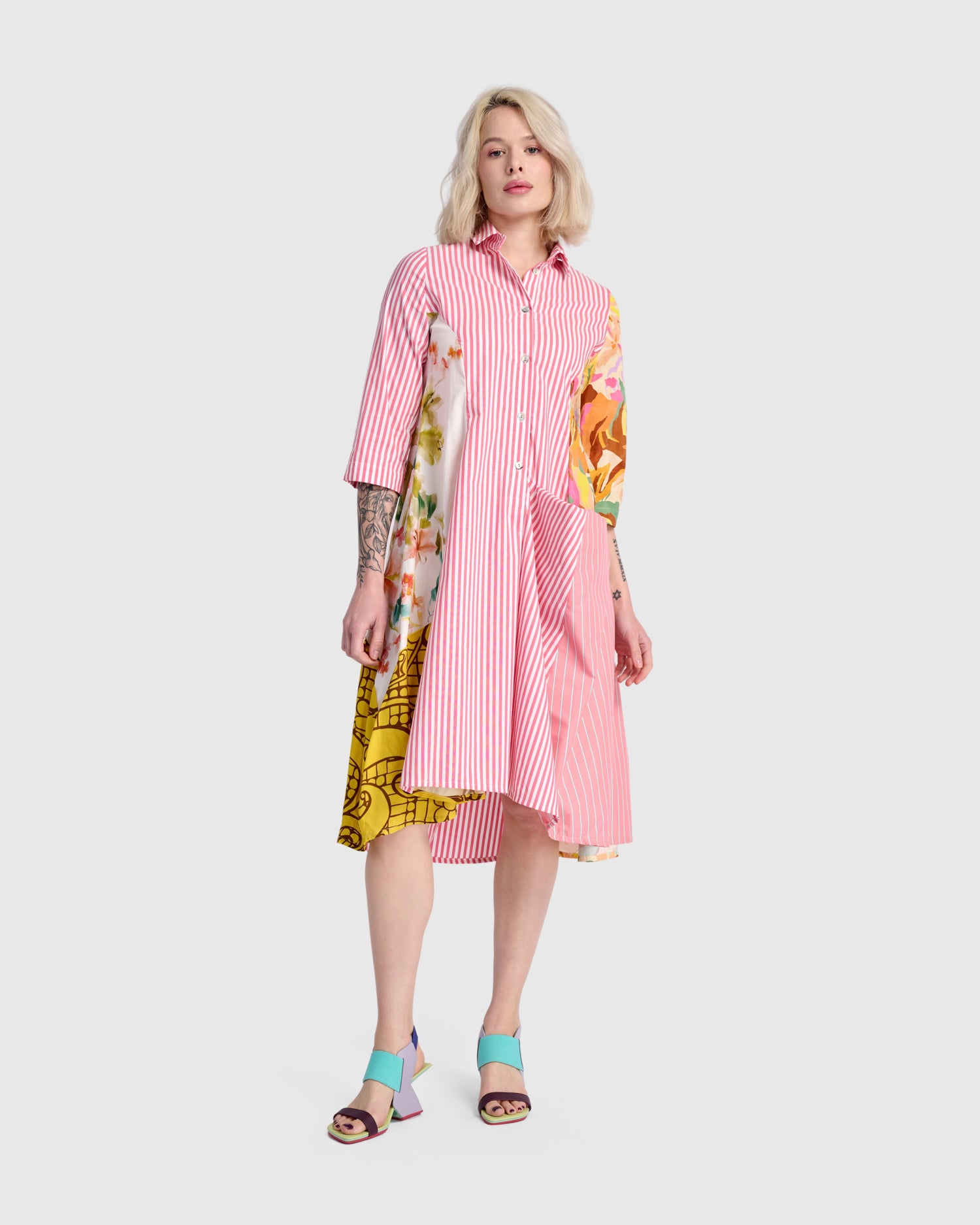 alembika-sweet-pea-wonderful-dress-pink-mix-kleid image 2