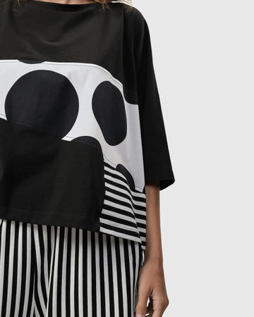 alembika-urban-rockefeller-dots-boxy-tee-mono image 5