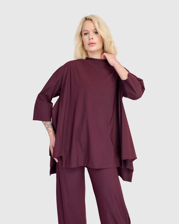alembika-essential-tekbika-trapeze-top-weinrot image 3