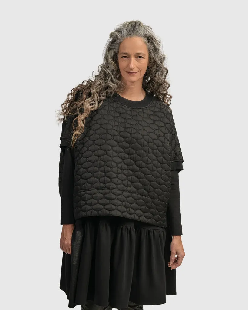 alembika-urban-soft-punk-top-damen-pullover-schwarz image 1