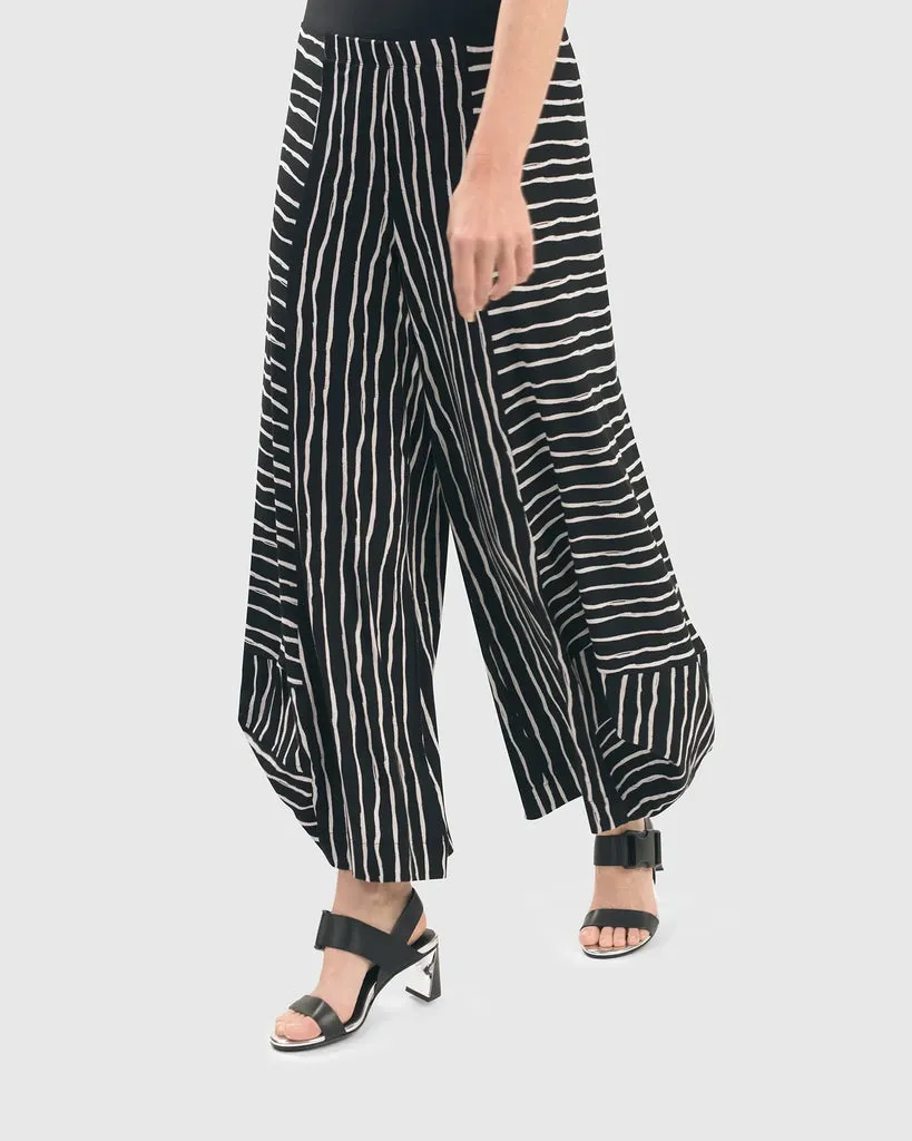 alembika-striped-punto-pants-damenhose-lines image 1