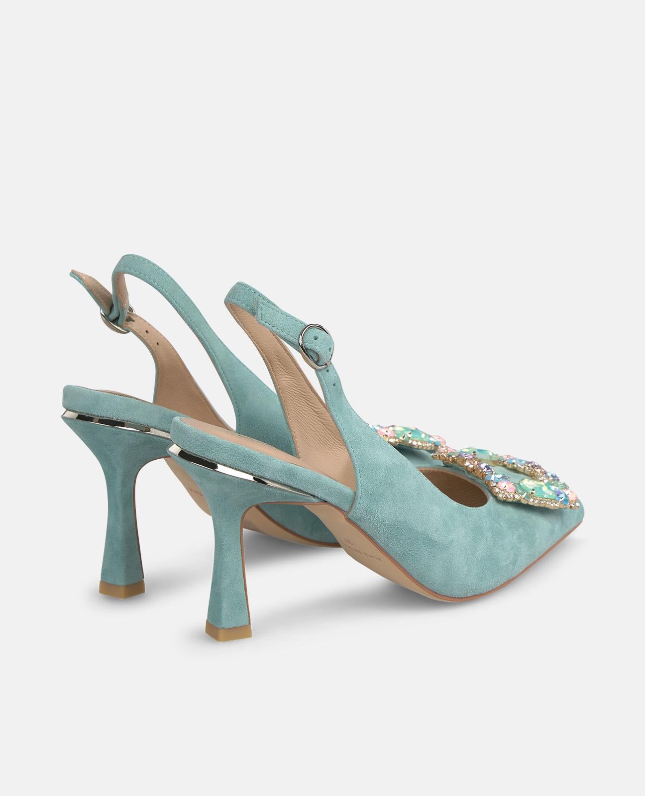 alma-en-pena-alfa-62955-slingpumps-mit-schmuck-schnalle-9-cm-blau image 3