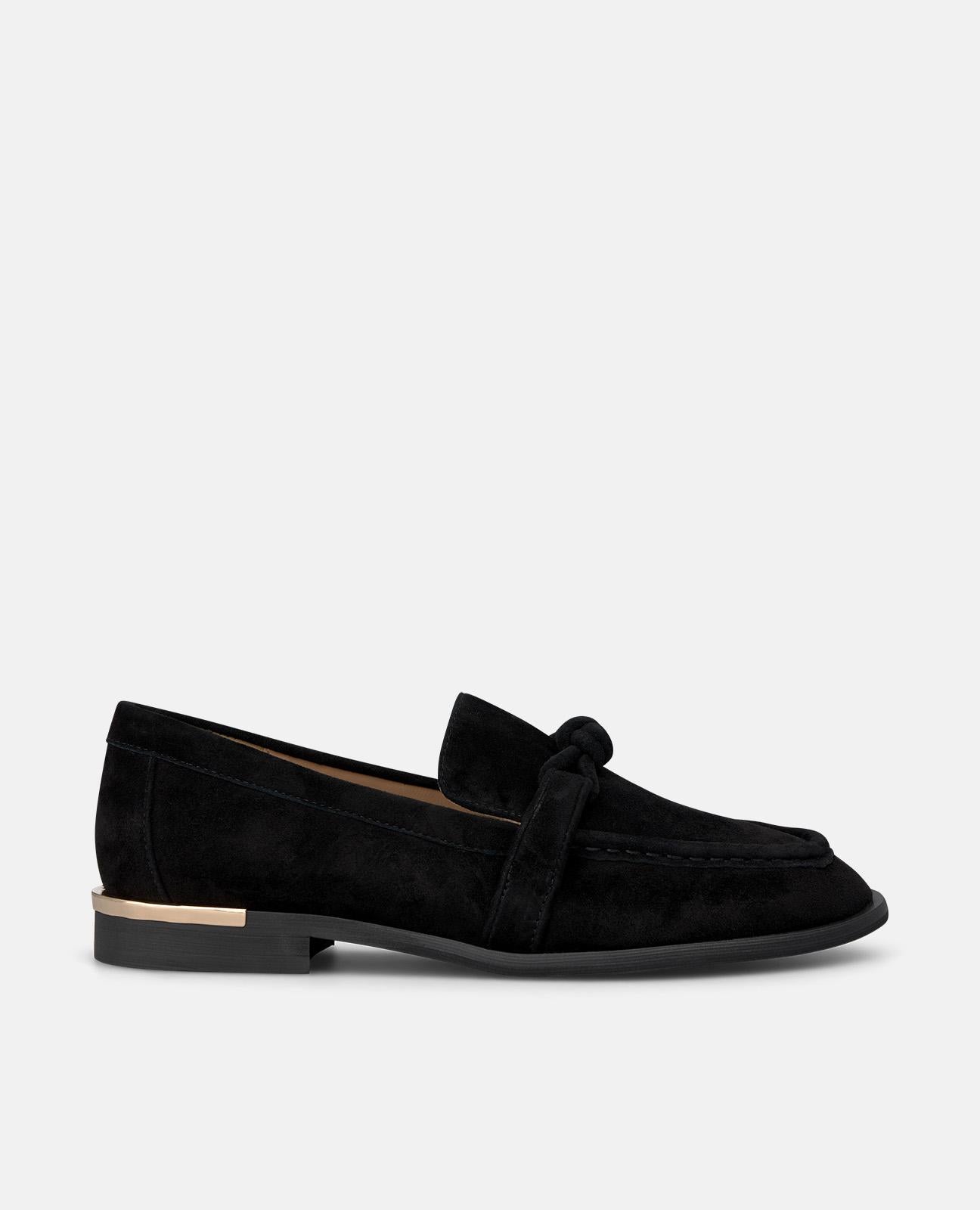 alma-en-pena-loafer-leder-schwarz-mit-schleife image 1