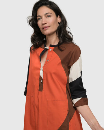 alembika-ginny-oversized-shift-kleid-blossom image 3