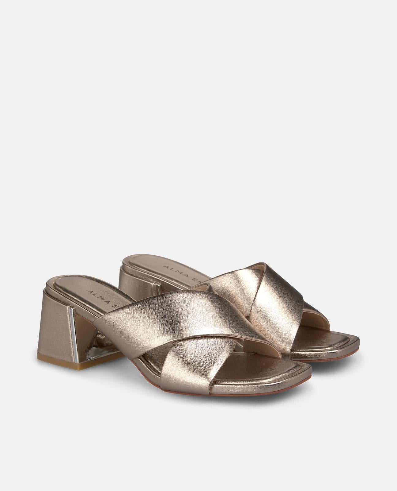 alma-en-pena-double-strap-sandale-bronze-metallic-6-cm image 2