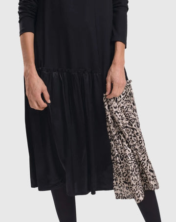 alembika-leo-a-linie-midi-kleid-spots image 5