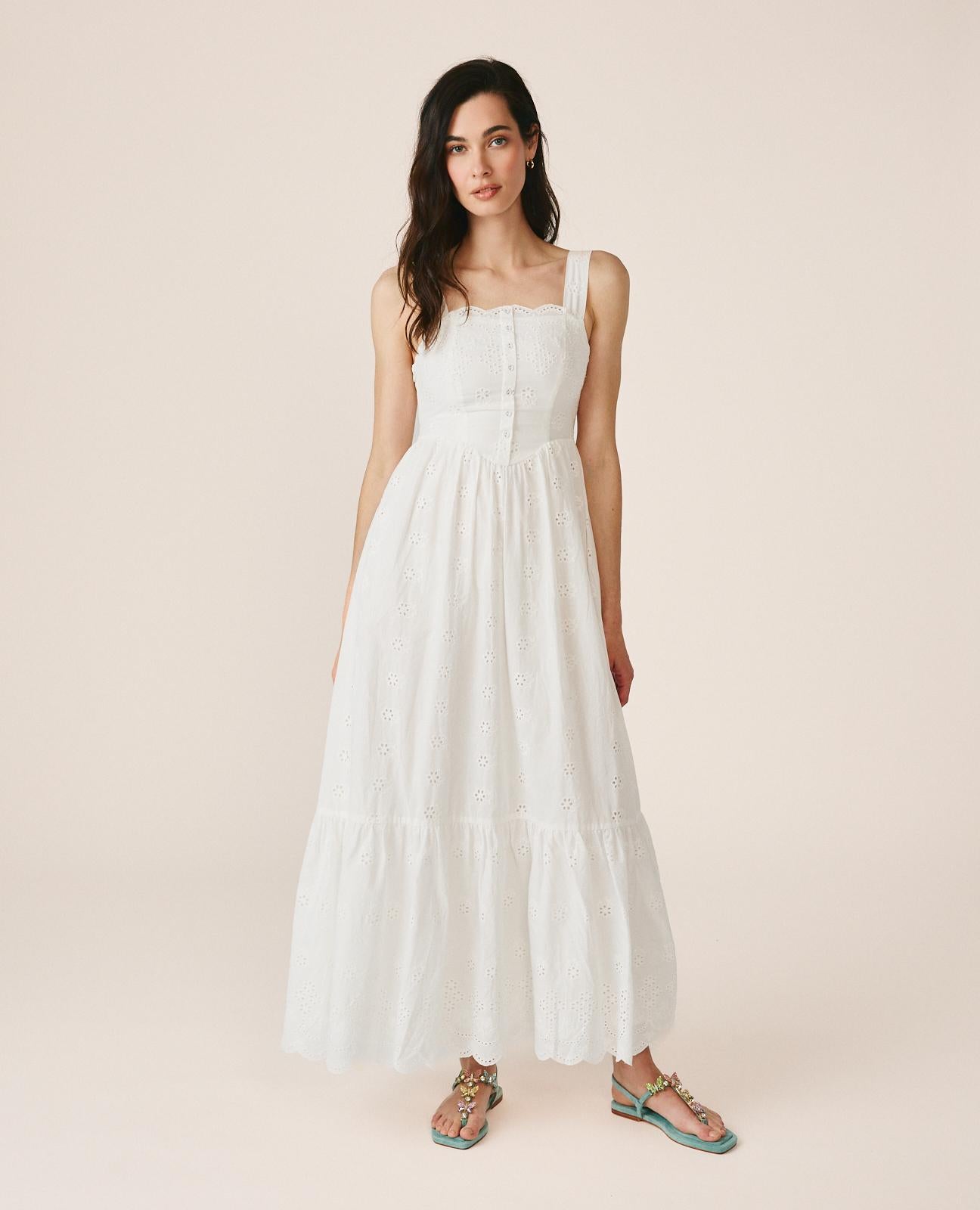 alma-en-pena-63249-midikleid-englische-stickerei-wei image 1