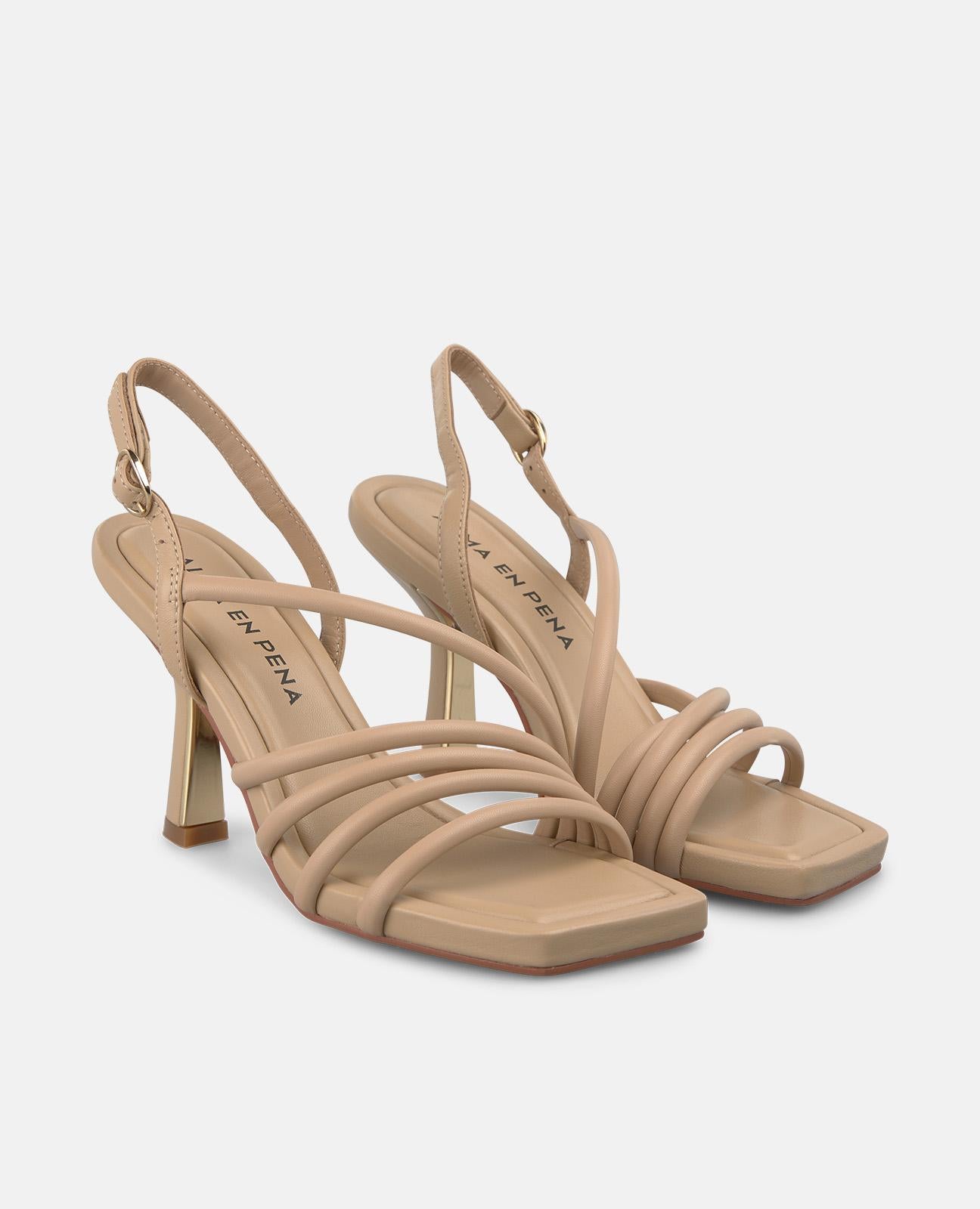 alma-en-pena-sandals-nappa-riemchensandalette-arena-9-cm-eckig image 2