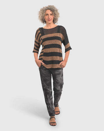 alembika-sofia-sweater-coffee-streifenpullover image 5