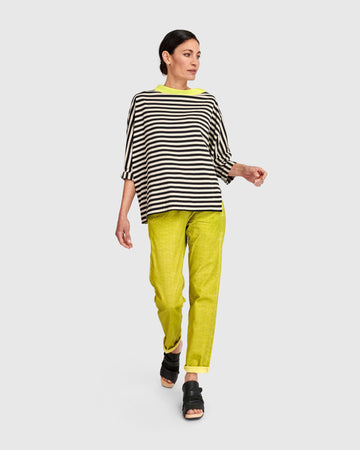alembika-urban-deuce-boxy-top-cream-stripes image 5