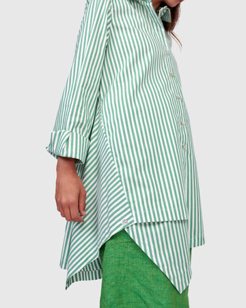 alembika-julep-tunika-shirt-gr-n-wei-streifen image 4