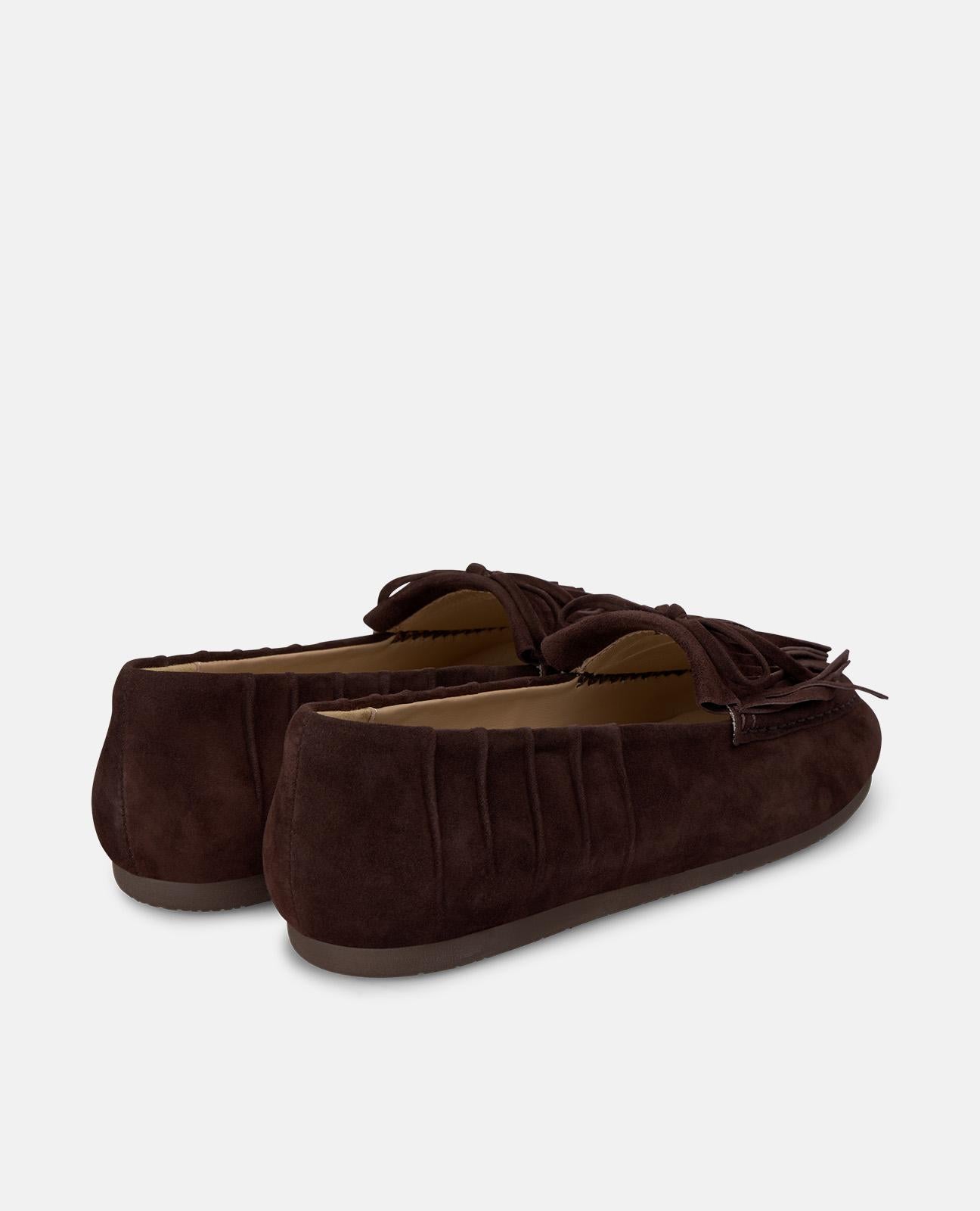 alma-en-pena-suede-loafer-mit-fransen-braun image 3