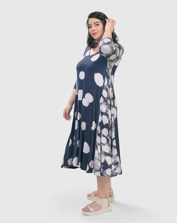 alembika-sd336n-spot-swing-dress-navy-jerseykleid image 5