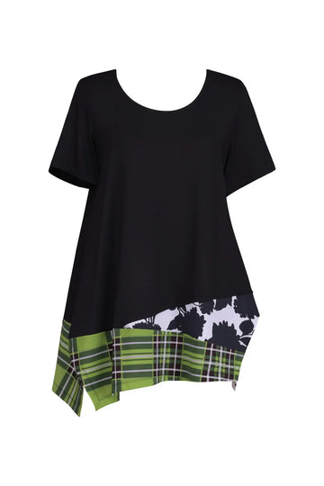alembika-tekbika-asymmetry-top-schwarz-damen-top-kurzarm image 8