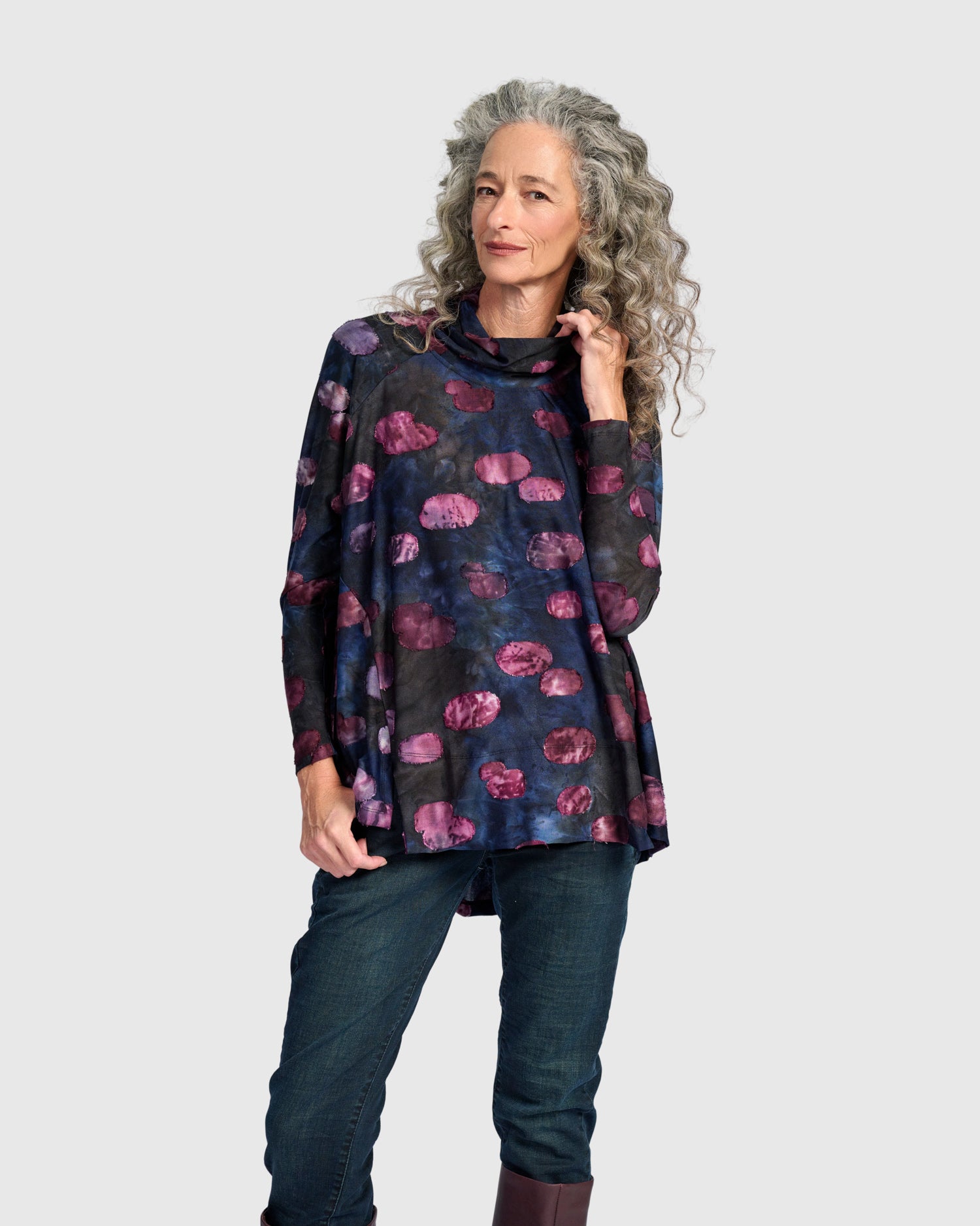alembika-pippin-trapeze-top-tunika-midnight-wine image 7