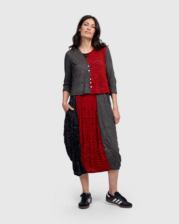 alembika-capricorn-crop-cardigan-rot-kurz image 3