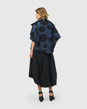 alembika-urban-bossa-cape-jacke-navy-baumwolle image 8
