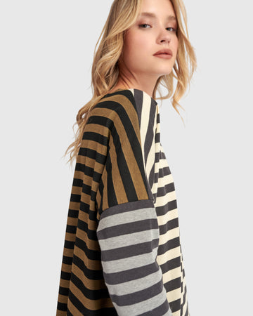 alembika-urban-forever-boxy-tee-stripes-damen-t-shirt image 8