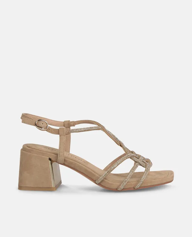 alma-en-pena-multi-strap-sandale-6-cm-mittelabsatz-sand image 1
