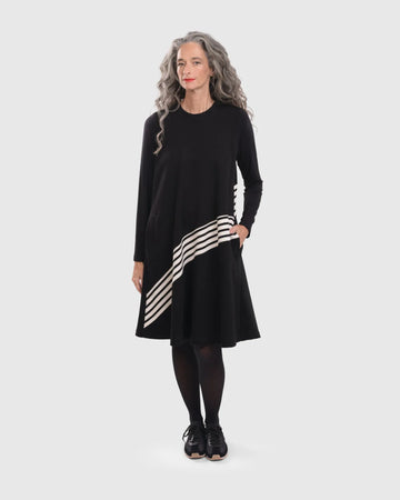 alembika-urban-muse-a-linie-kleid-streifen image 3