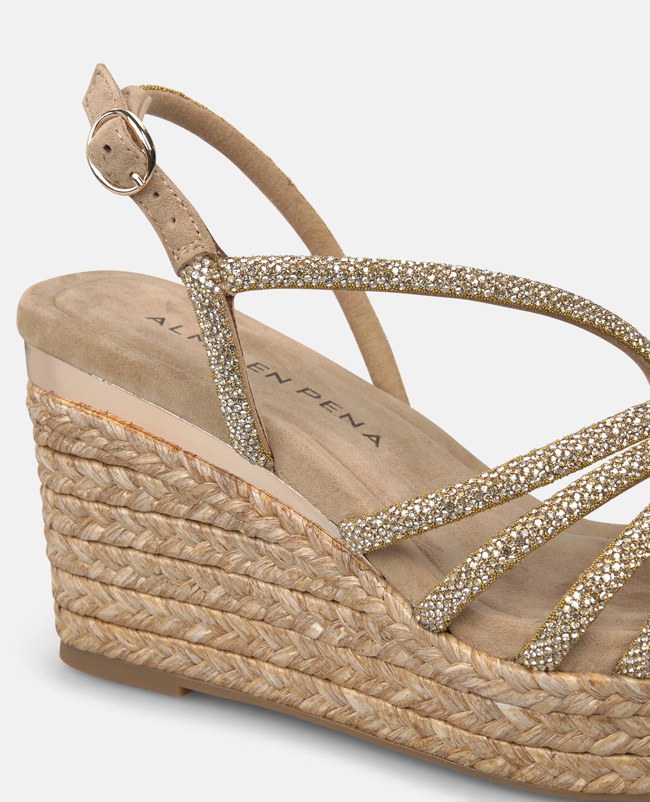 alma-en-pena-espadrille-keil-mit-r-hrenriemen-arena-9-cm-absatz image 4