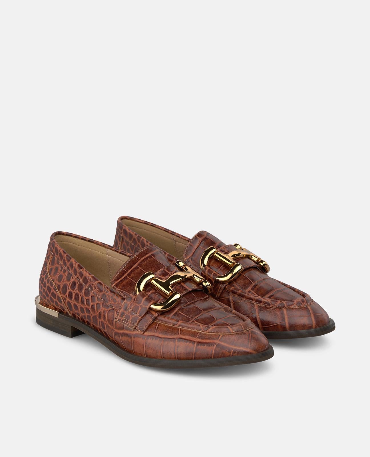 alma-en-pena-leder-loafer-offen-camel-2-cm-absatz-echtleder image 2