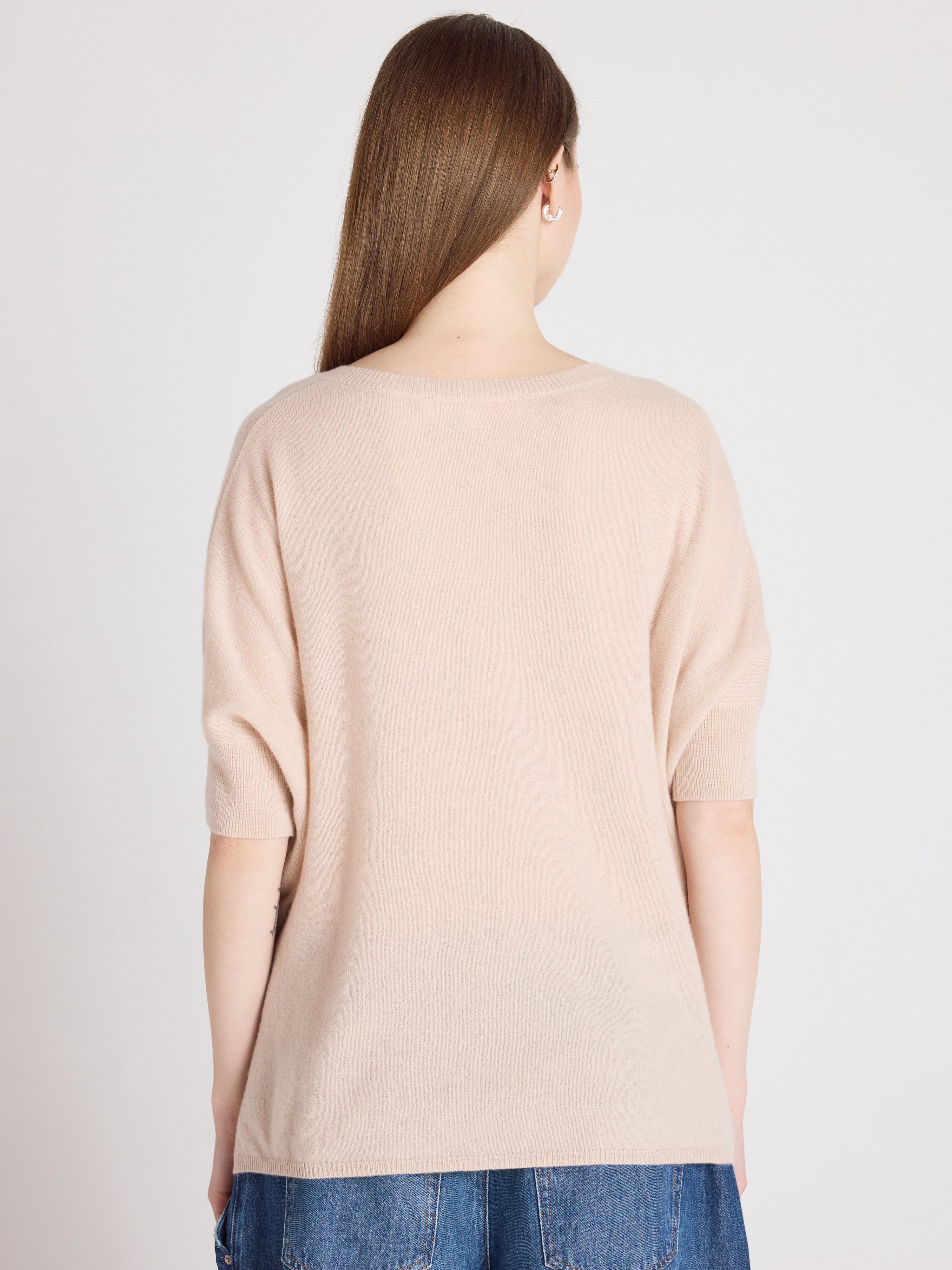 absolut-kate-kurzarm-pull-poncho-mit-v-ausschnitt-aus-kaschmir-f-r-damen image 4