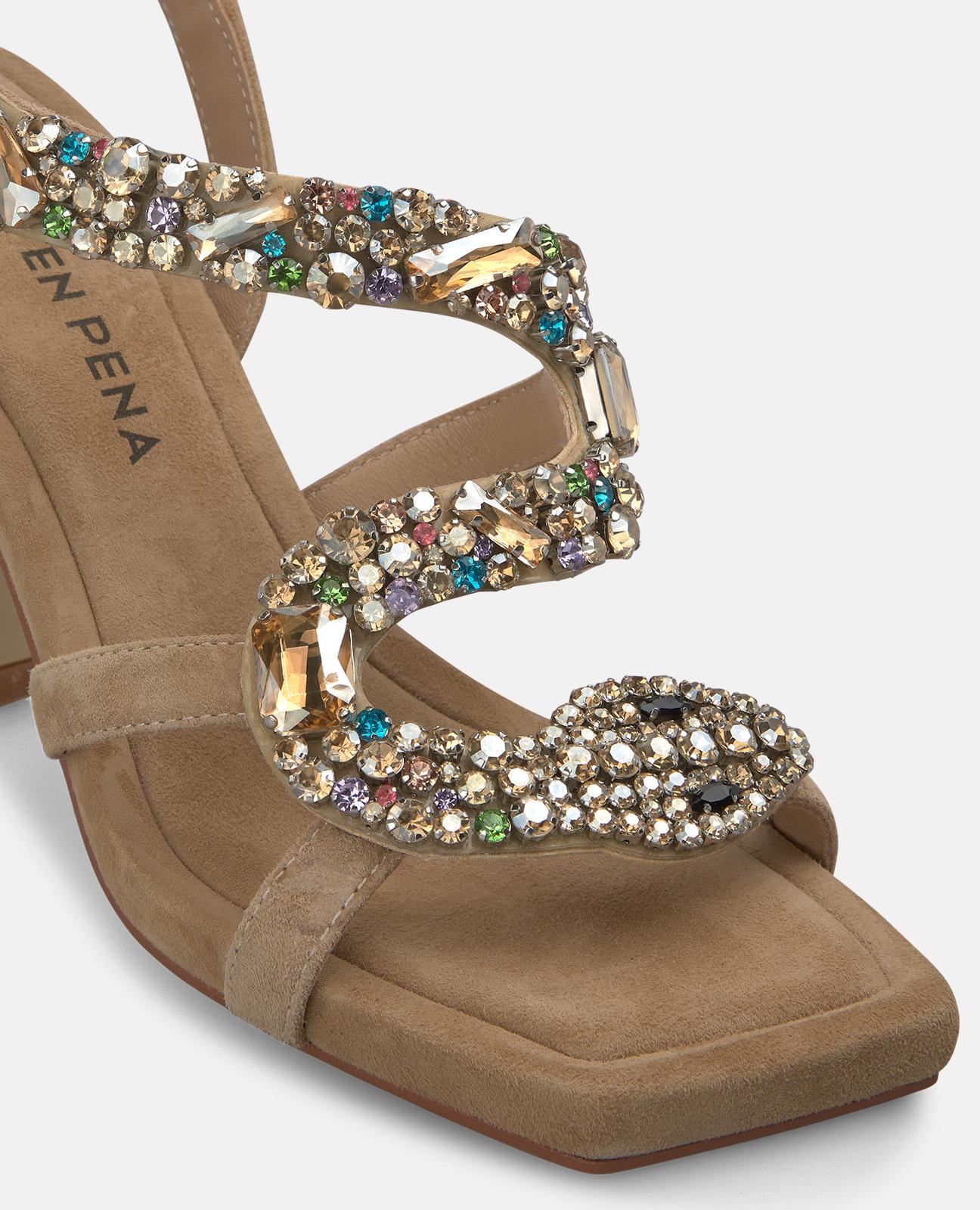 alma-en-pena-snake-heel-sandal-damen-sandalette-arena-9-cm image 4