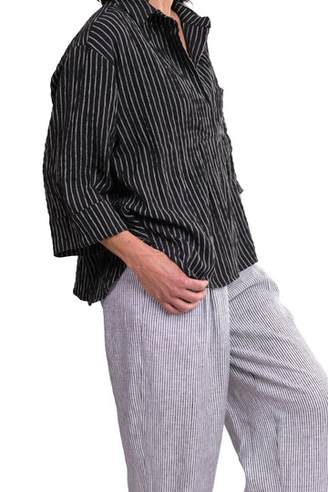 alembika-pinstripe-swing-top-schwarz image 7