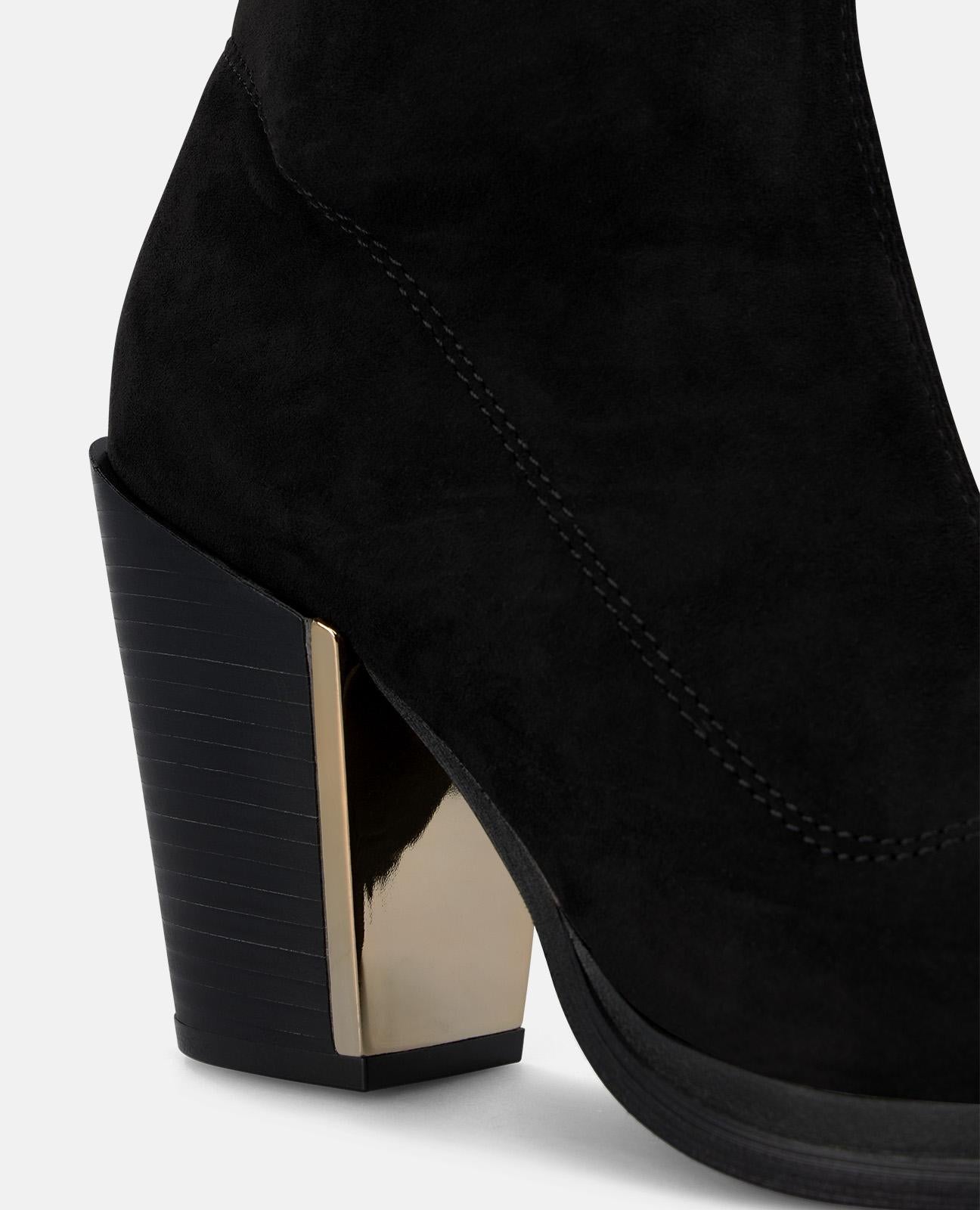alma-en-pena-fit-heeled-boot-stiefel-mit-absatz-schwarz-8-cm-blockabsatz image 4
