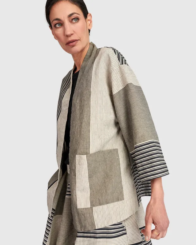 alembika-urban-constellation-jacke-sand-stripes-leichte-jacke image 1