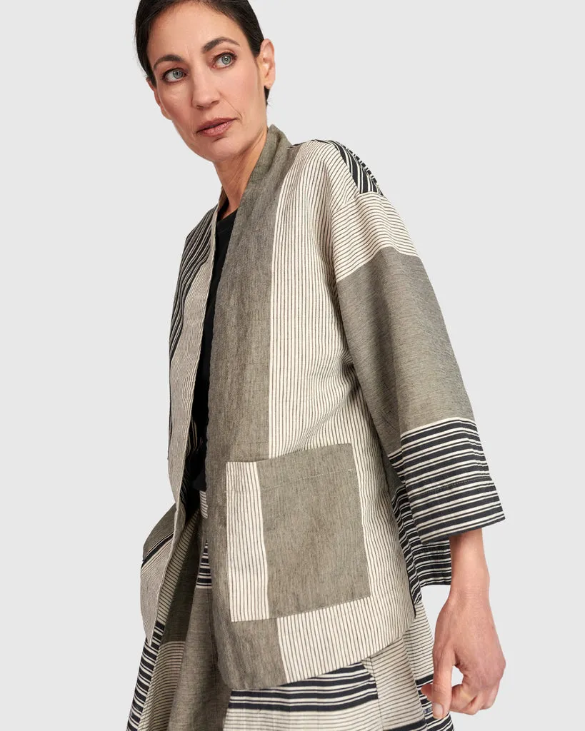 alembika-urban-constellation-jacke-sand-stripes-leichte-jacke image 1