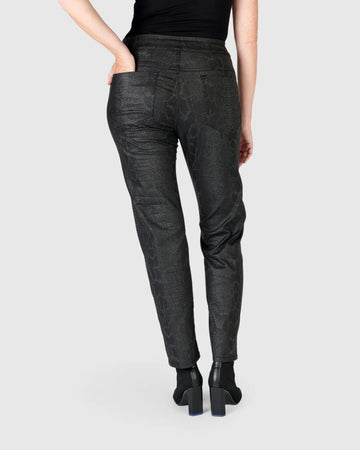 alembika-urban-snake-stretch-jeans-schwarz image 6