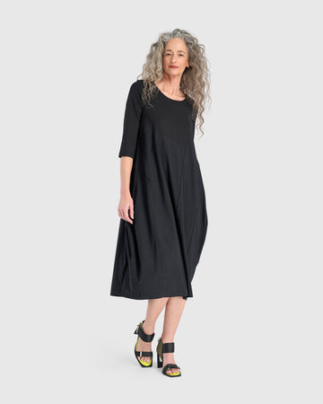 alembika-tekbika-trek-kleid-schwarz-midi image 2