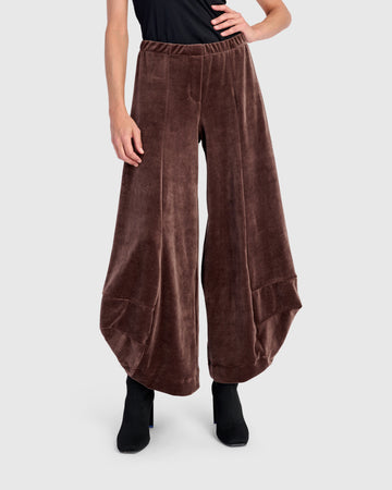 alembika-everyday-velvet-punto-pants-sepia-damen-samthose image 3