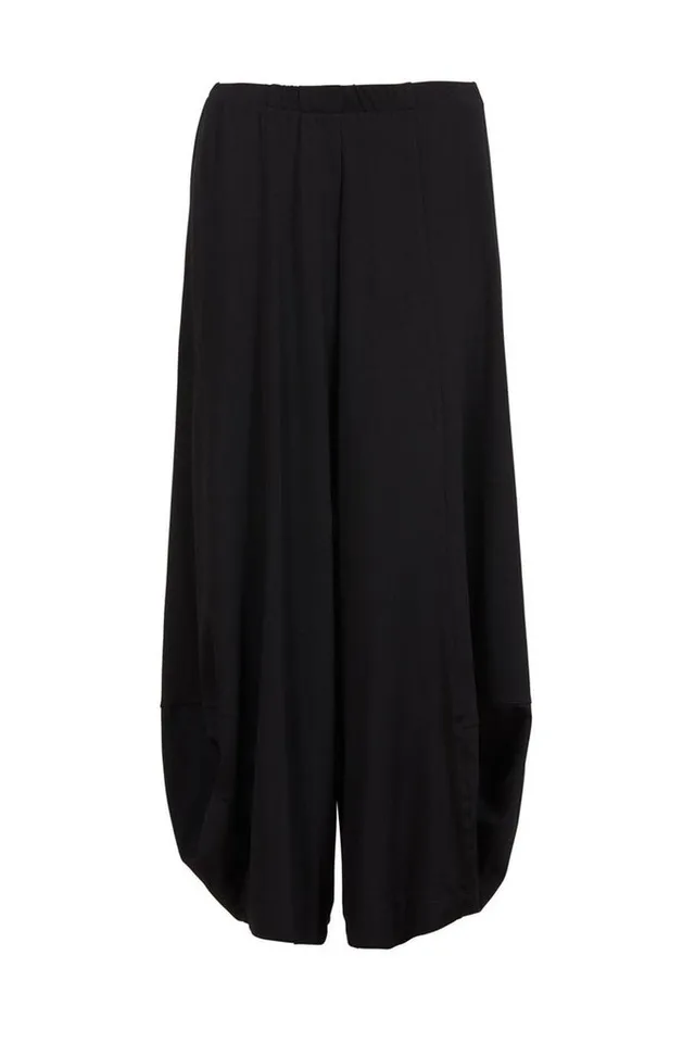alembika-essential-tekbika-punto-hose-schwarze-stretchhose-mit-poufsaum image 1