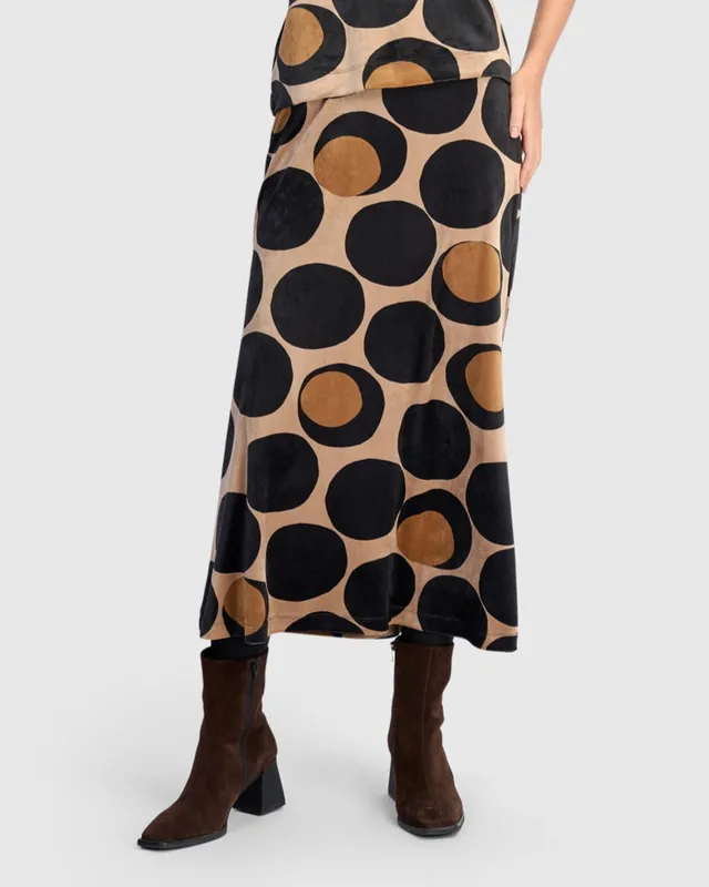 alembika-bingo-pencil-skirt-eclipse-maxi-bleistiftrock-aus-stretch-samt image 1