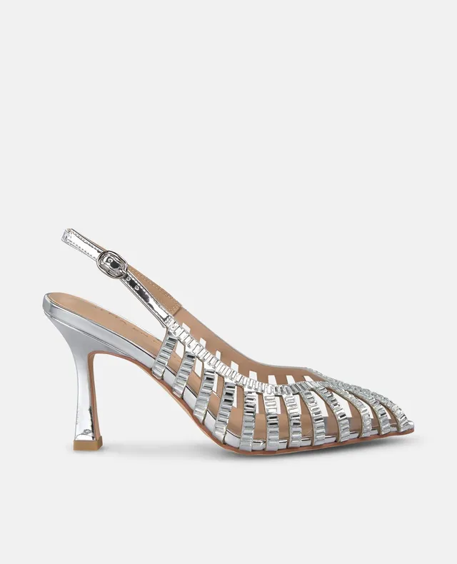 alma-en-pena-stiletto-pumps-kristall-effekt-silber-9-cm image 1