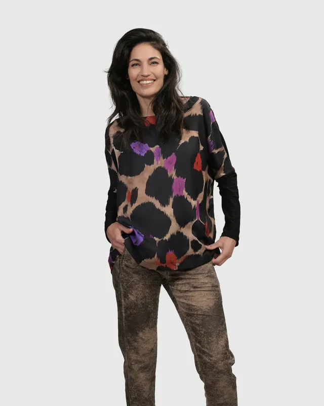 alembika-cosmopolitan-langarmshirt-violet image 1