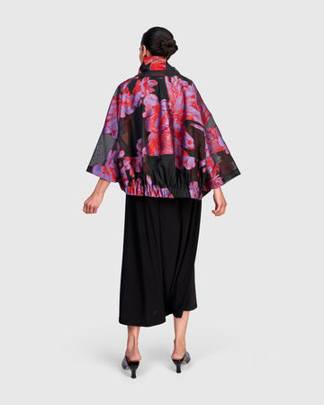 alembika-toshi-cocktailjacke-rot-lila-floral image 5