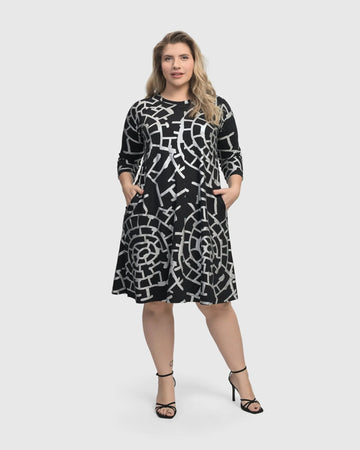 alembika-hypnotic-a-linie-kleid-silber image 5