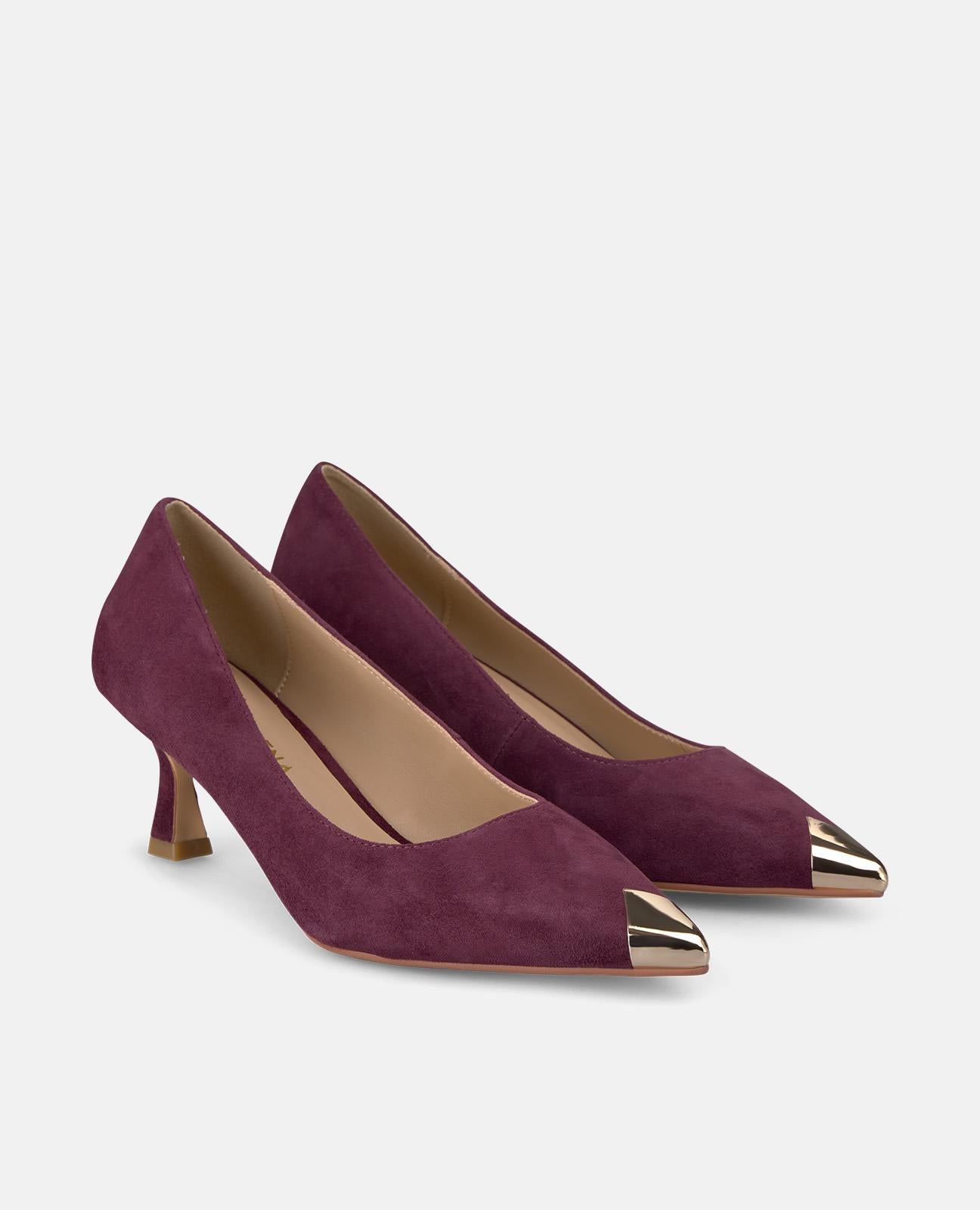 alma-en-pena-61508-pumps-mit-metallic-spitzkappe-bordeaux-6-cm image 2