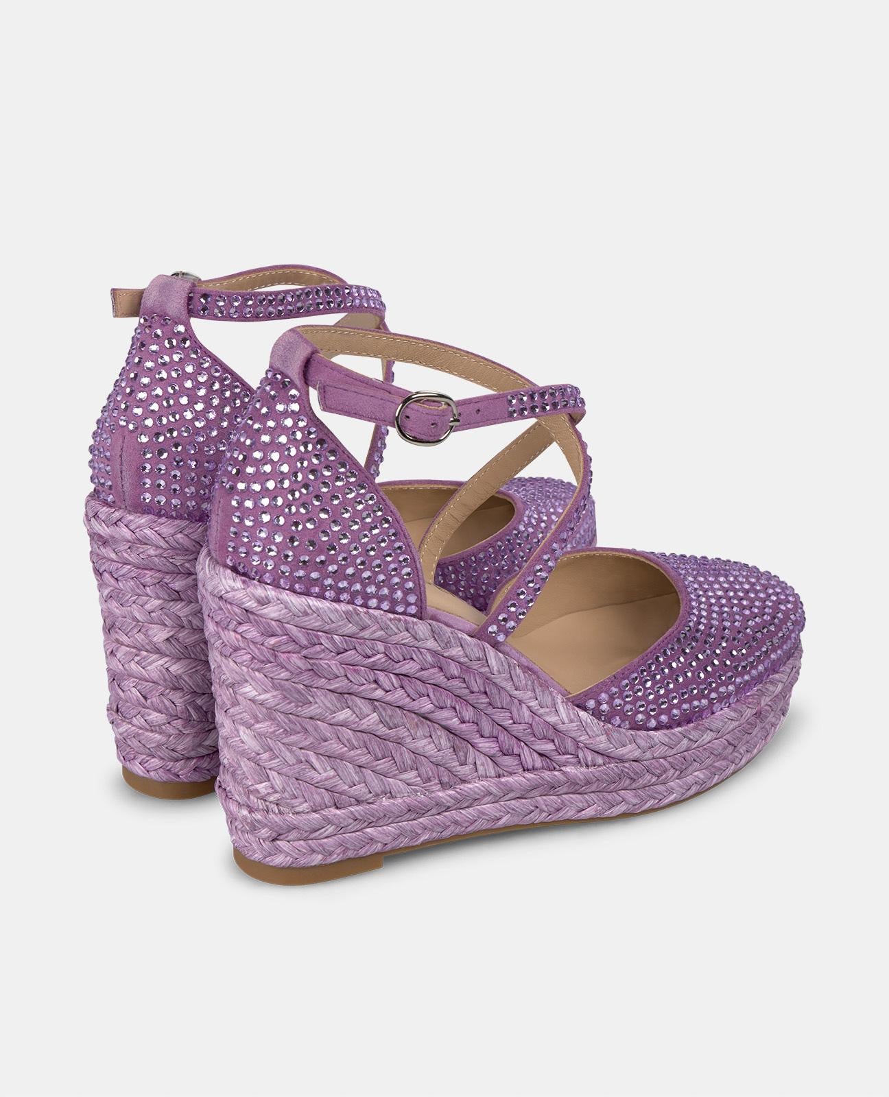 alma-en-pena-toe-wedge-with-rhinestones-keil-violett-9-8-cm image 3