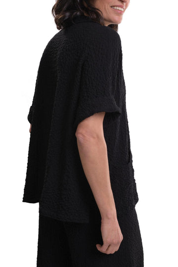 alembika-crepe-polo-top-black-damen-poloshirt-viskose image 4