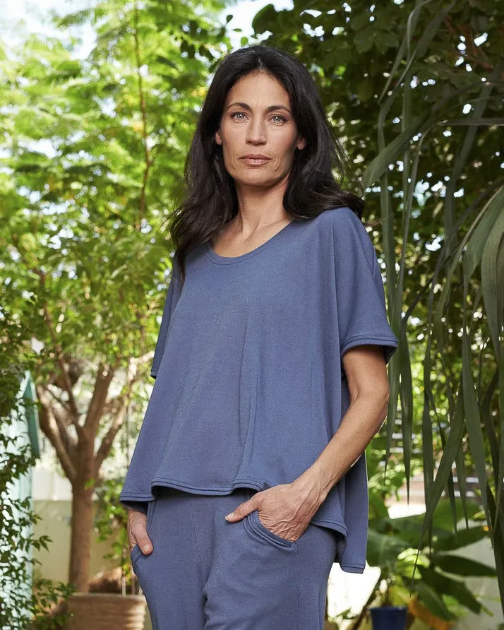 alembika-essential-breeze-tee-blue-mist-boxy-scoop-shirt image 1